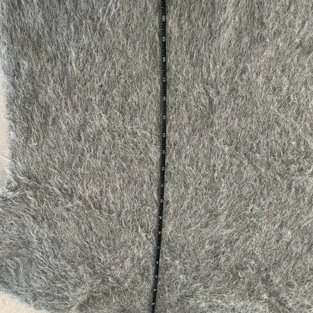 Toteme Gray Alpaca Boxy Wool Sweater Medium M RARE Soft Luxury - Picture 10 of 12